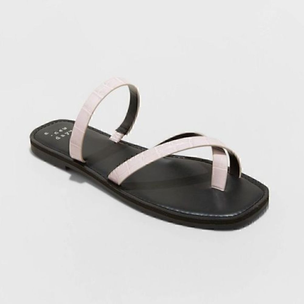 Women's Felicity Cross Strap Sandals - A New Day